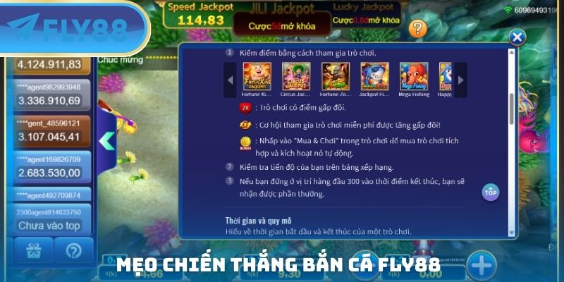 mẹo chiến thắng bắn cá fly88